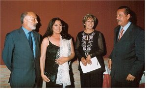 Luis del Olmo durante el discurso