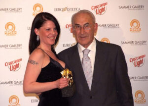 Momento de la premiación con los galardonados