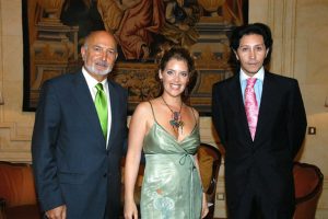 Vista del escenario de premiación