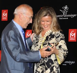 María José Cañete Sánchez en la premiación