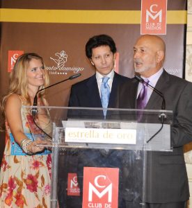 Momento de la premiación en el Hotel Santo Domingo